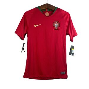 Nike Portugal 2018 2019 Home Shirt Football Soccer Jersey #7 Ronaldo Size S NWT